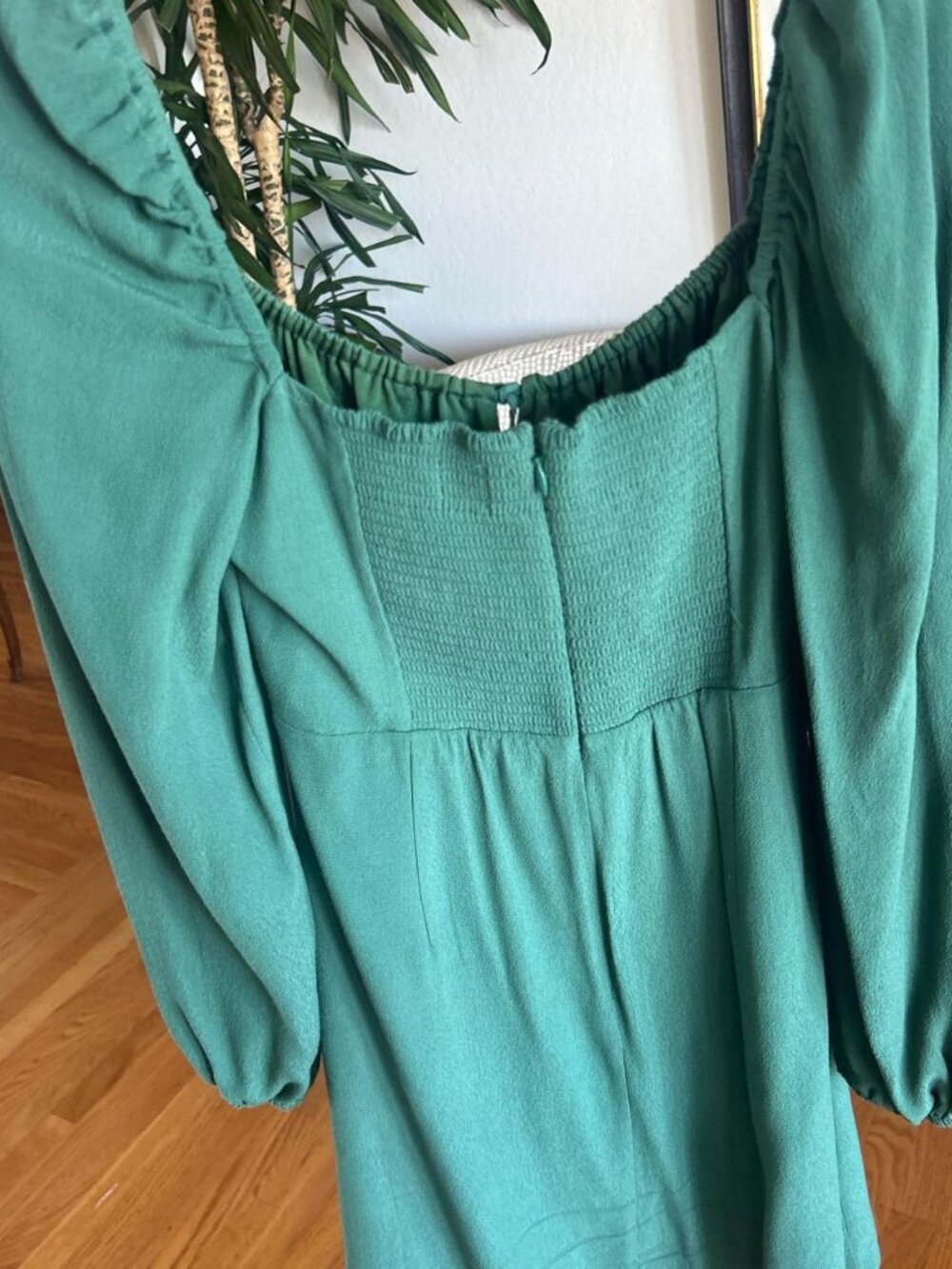 Aritzia Green Long Sleeve Dress Size S